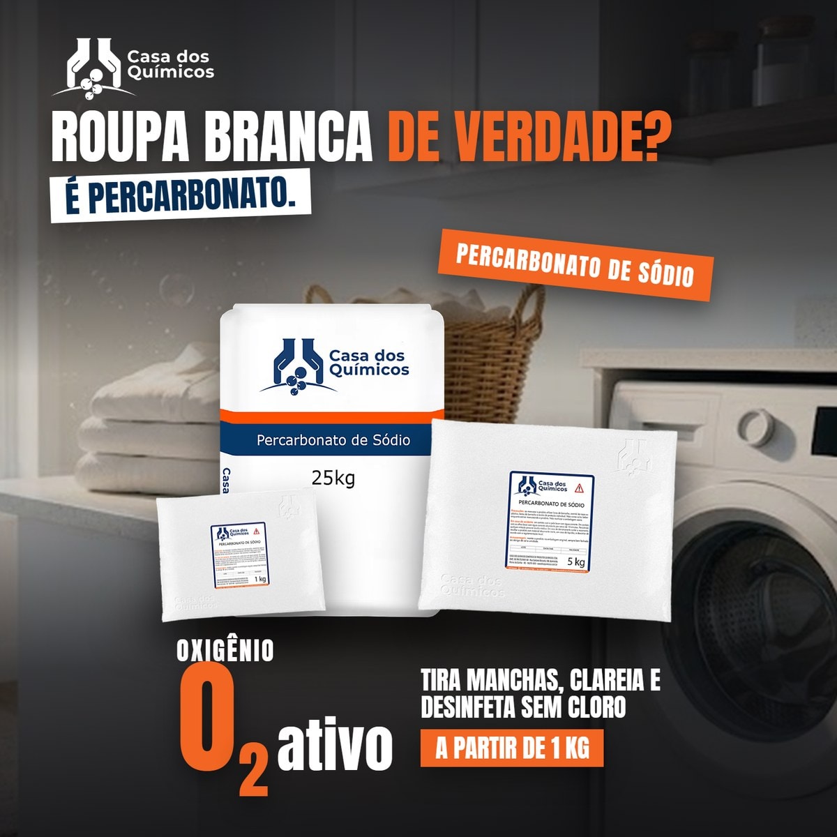 Percarbonato - roupa branca (novo)