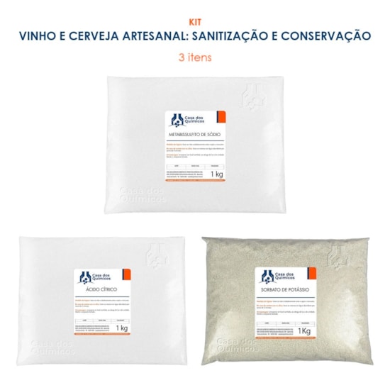 Kit Vinho e Cerveja Artesanal: Sanitização e Conservação