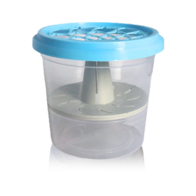 5 Potes para Anti Mofo 130g com Tampa Azul