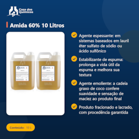 Segunda imagem do produto Amida 60% 10 Litros