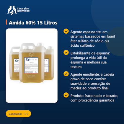 Segunda imagem do produto Amida 60% 15 Litros