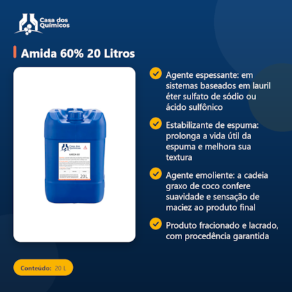 Segunda imagem do produto Amida 60% 20 Litros