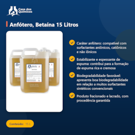 Segunda imagem do produto Anfótero, Betaína 15 Litros