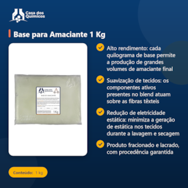 Segunda imagem do produto Base para Amaciante 1 Kg