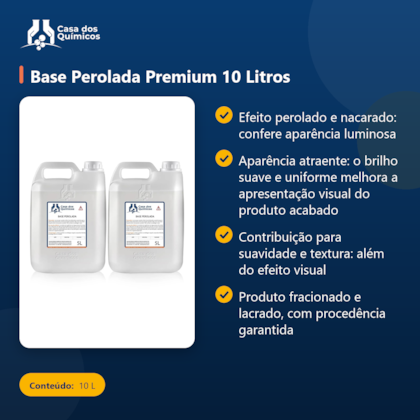 Segunda imagem do produto Base Perolada Premium 10 Litros