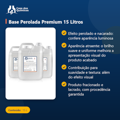 Segunda imagem do produto Base Perolada Premium 15 Litros