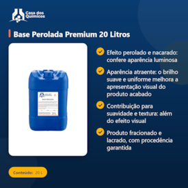 Segunda imagem do produto Base Perolada Premium 20 Litros
