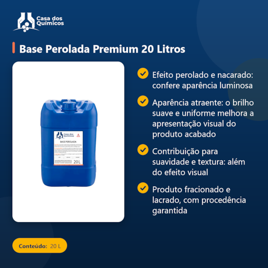 Segunda imagem do produto Base Perolada Premium 20 Litros