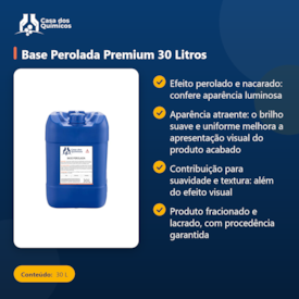 Segunda imagem do produto Base Perolada Premium 30 Litros