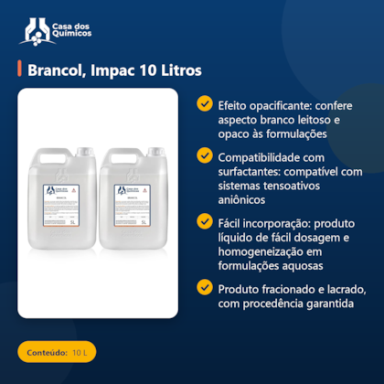 Segunda imagem do produto Brancol, Impac 10 Litros
