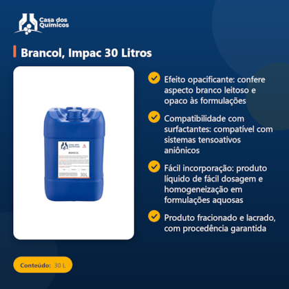 Segunda imagem do produto Brancol, Impac 30 Litros