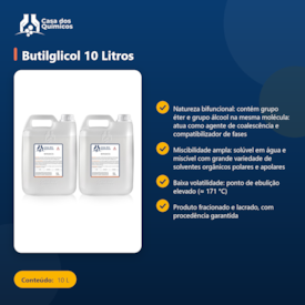 Segunda imagem do produto Butilglicol 10 Litros