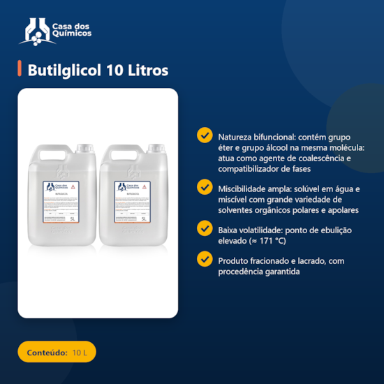 Segunda imagem do produto Butilglicol 10 Litros