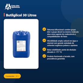 Segunda imagem do produto Butilglicol 30 Litros