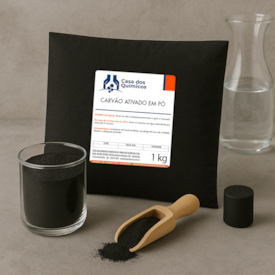 Segunda imagem do produto Carvão Ativado Vegetal em Pó 20 kg