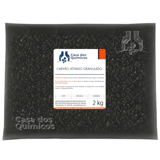 Carvão Ativado Vegetal Granulado 2 kg