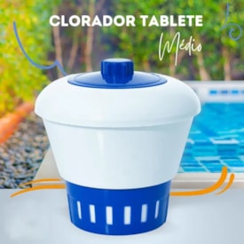 Segunda imagem do produto Clorador Flutuante para Piscina com Capacidade para um Tablete de 200g