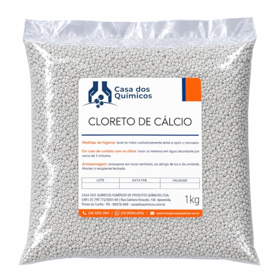 Cloreto de Cálcio Esferas 1 Kg