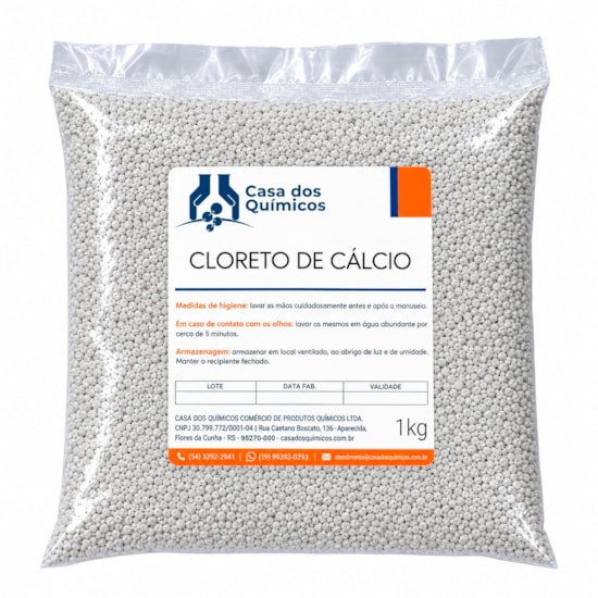 Cloreto de Cálcio Esferas 1 Kg