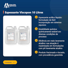 Segunda imagem do produto Espessante Viscopon 10 Litros