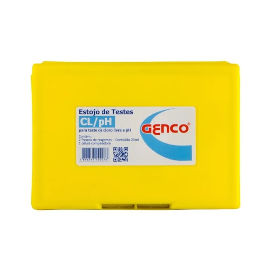 Segunda imagem do produto Estojo de Testes e Análises Cl/pH (Cloro e pH) Genco
