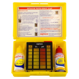 Estojo de Testes e Análises Cl/pH (Cloro e pH) Genco