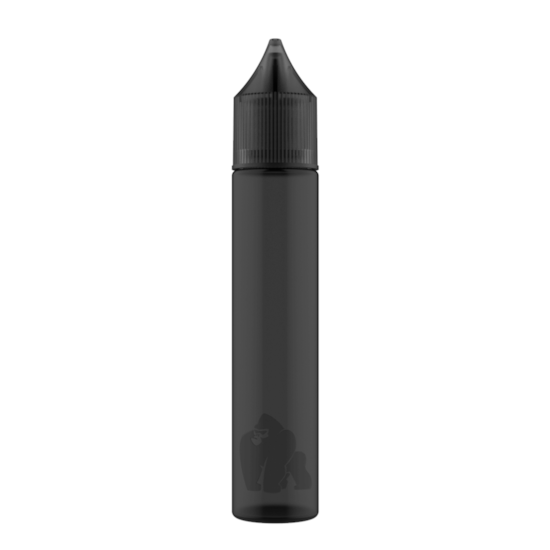 Frasco Unicorn Chubby Gorilla LDPE 30ml - Frasco Preto com Tampa Preta