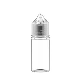 Frasco Unicorn Chubby Gorilla Pet 30ml Stubby - Frasco Transparente com Tampa Transparente