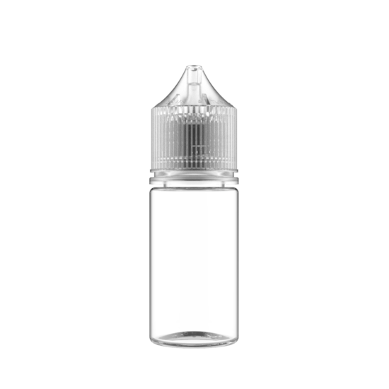 Frasco Unicorn Chubby Gorilla Pet 30ml Stubby - Frasco Transparente com Tampa Transparente