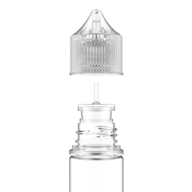 Segunda imagem do produto Frasco Unicorn Chubby Gorilla Pet 30ml Stubby - Frasco Transparente com Tampa Transparente