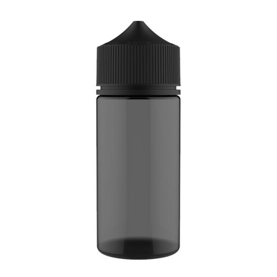 Frasco Unicorn Chubby Gorilla Pet V3 100ml - Frasco Preto com Tampa Preta