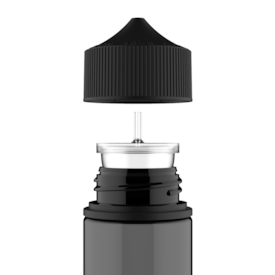 Segunda imagem do produto Frasco Unicorn Chubby Gorilla Pet V3 100ml - Frasco Preto com Tampa Preta