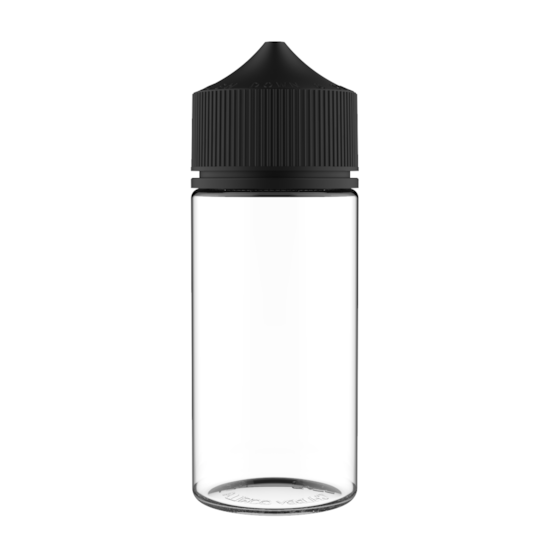 Frasco Unicorn Chubby Gorilla Pet V3 100ml - Frasco Transparente com Tampa Preta