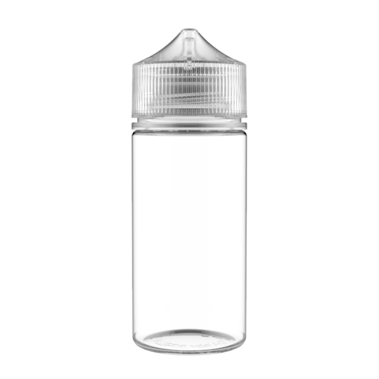 Frasco Unicorn Chubby Gorilla Pet V3 100ml - Frasco Transparente com Tampa Transparente