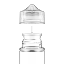 Segunda imagem do produto Frasco Unicorn Chubby Gorilla Pet V3 100ml - Frasco Transparente com Tampa Transparente