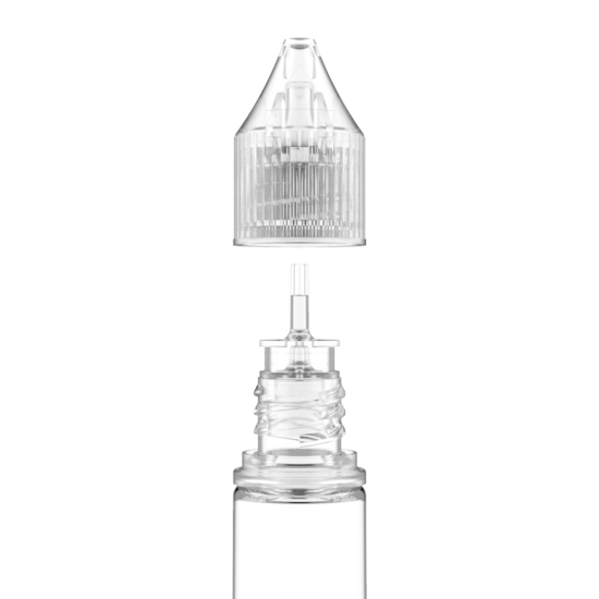 Segunda imagem do produto Frasco Unicorn Chubby Gorilla Pet V3 30ml - Frasco Transparente com Tampa Transparente