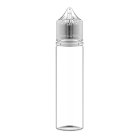 Frasco Unicorn Chubby Gorilla Pet V3 60ml - Frasco Transparente com Tampa Transparente