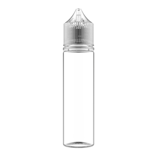 Frasco Unicorn Chubby Gorilla Pet V3 60ml - Frasco Transparente com Tampa Transparente