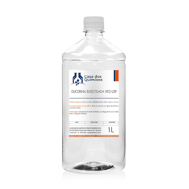 Glicerina Bi-Destilada Vegetal USP 1 Litro