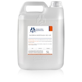 Glicerina Bi-Destilada Vegetal USP 5 Litros
