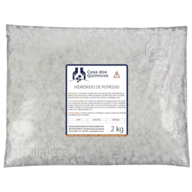 Hidróxido de Potássio, Potássa Cáustica 2 kg