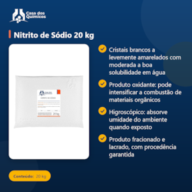 Segunda imagem do produto Nitrito de Sódio 20 kg