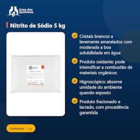 Segunda imagem do produto Nitrito de Sódio 5 kg