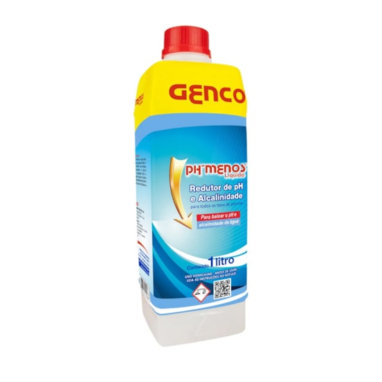 pH- Menos Líquido (Redutor de pH) Genco 1 Litro