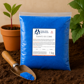 Segunda imagem do produto Sulfato de Cobre 98,5% 5 kg