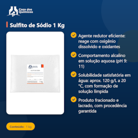 Segunda imagem do produto Sulfito de Sódio 1 Kg