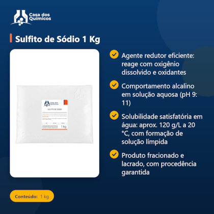 Segunda imagem do produto Sulfito de Sódio 1 Kg