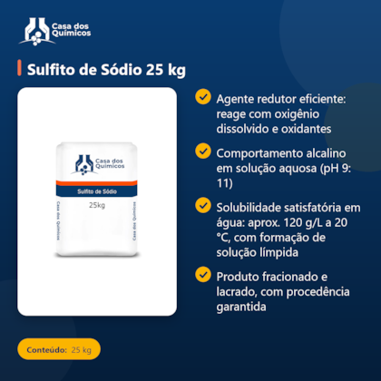 Segunda imagem do produto Sulfito de Sódio 25 kg