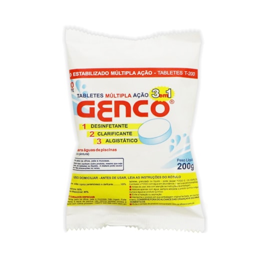 Tablete Múltipla Ação 3 em 1 Genco 200g