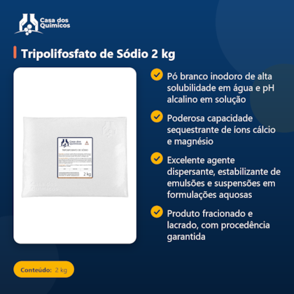 Segunda imagem do produto Tripolifosfato de Sódio 2 kg